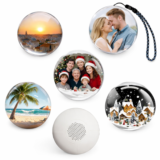 3D Video Crystal Ball Lamp – Personalised Memory Light Gift