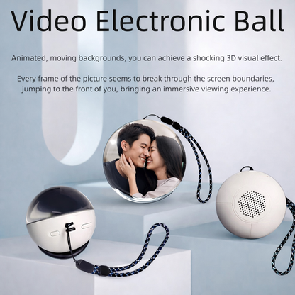 3D Video Crystal Ball Lamp – Personalised Memory Light Gift