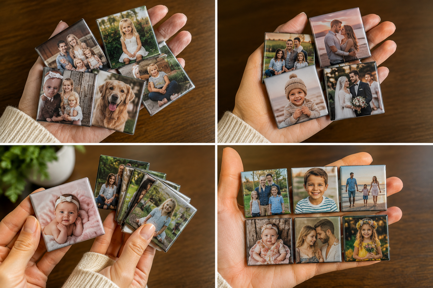 Custom Photo Fridge Magnets | Personalised Magnetic Photo Gifts