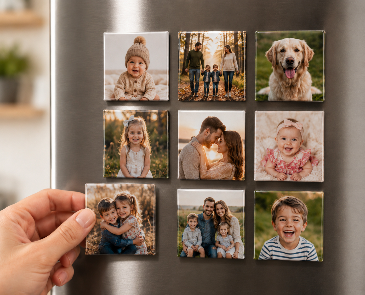 Custom Photo Fridge Magnets | Personalised Magnetic Photo Gifts