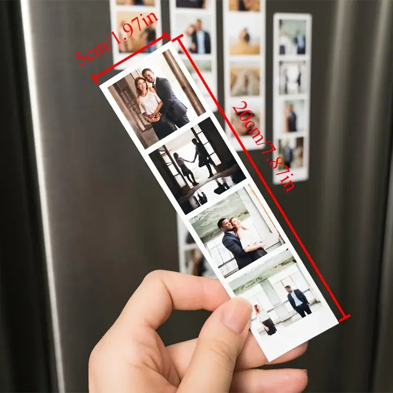 Personalised Photo Strip Refrigerator Magnets – Custom Photo Strips