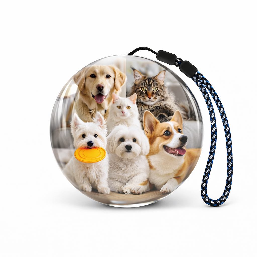 3D Video Crystal Ball Lamp – Personalised Memory Light Gift